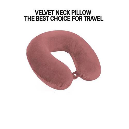 Soft velvet neck pillow