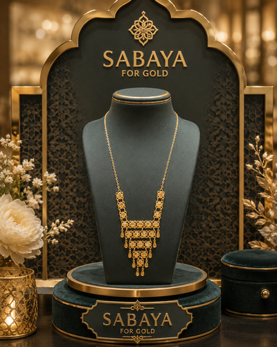 عقد شعبي فخم عيار 21