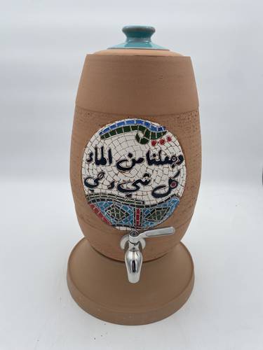 الزير الفسيفساء البيضاوي الصغير (وجعلنا) 6 لتر واكثر