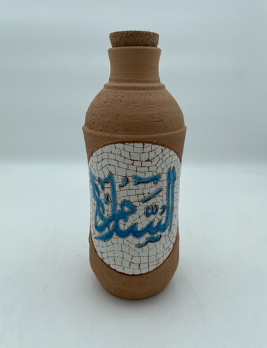 قارورة فسيفساء (السلام ازرق) 1.5لتر تقريبا