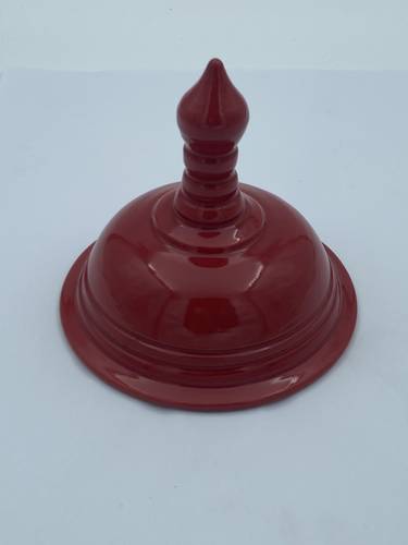 غطاء طراز مديني احمر