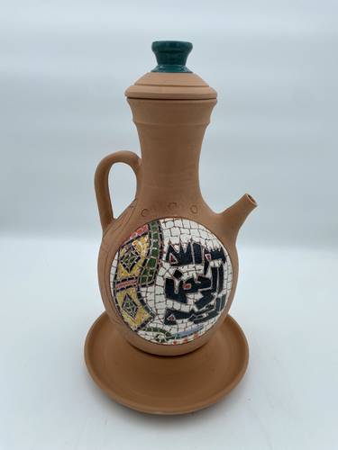 ابريق لبناني فسيفساء (بسملة زخرفية)لترين ونصف تقريباً