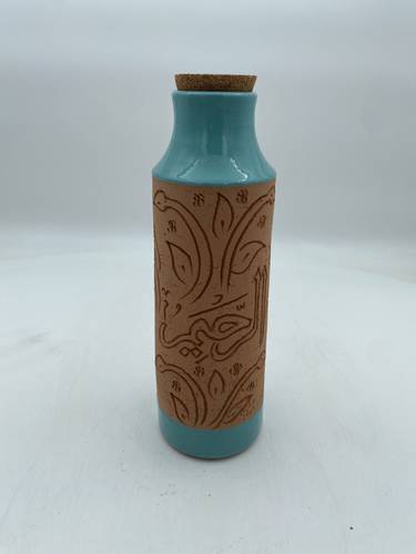 قارورة طراز مديني 600 ملي  واكثر  (الرحيم) تركواز