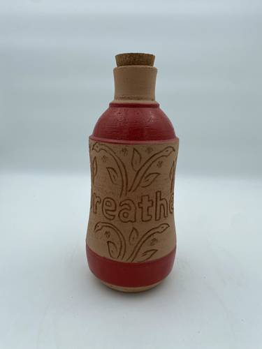 قارورة طراز مديني (breath) احمر 1.5 لتر تقريبا