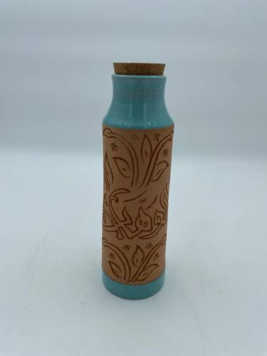 قارورة طراز مديني 600 ملي  واكثر  (الوهاب) تركواز