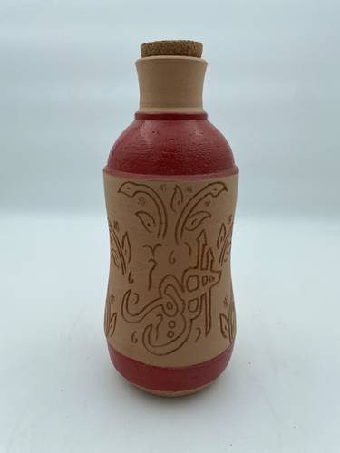 قارورة طراز مديني 1.5 لتر  تقريبا (الرحيم) احمر