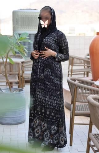 MN2603 - عباية مشجرة