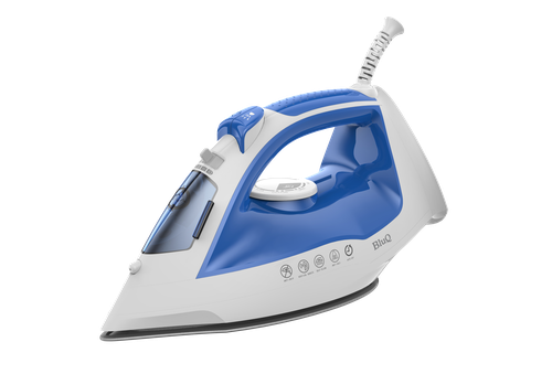 BluQ Steam Iron ceramic coating Auto drip Auto- shut Off Self Cleaning 2400 W