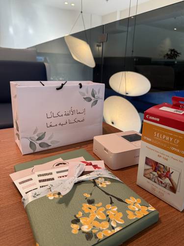 بكج إهداء ألبوم الصور مع طابعة فورية