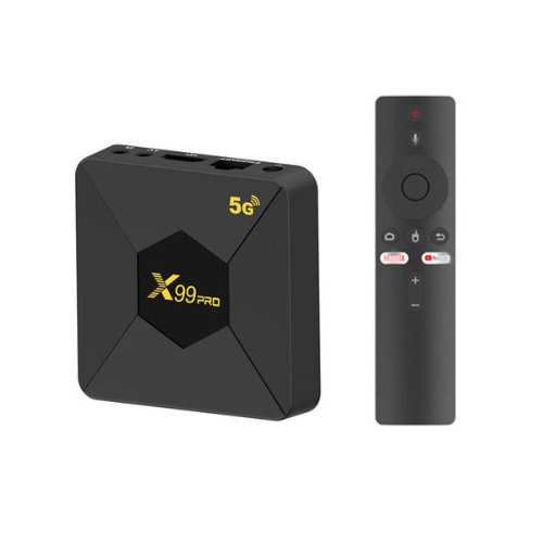 جهاز أندرويد تي في بوكس X99Q PRO بمعالج Allwinner H313 رباعي النوى – إصدار أندرويد 16.0