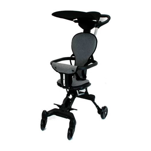 Foldable baby stroller with a sun-shade canopy — the perfect companion for every trip with your child