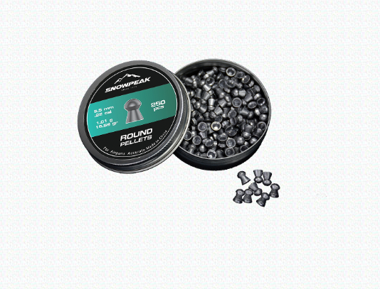 رصاص سنوبيك 250طلقة Round lead pellet 15.90gr 5.5