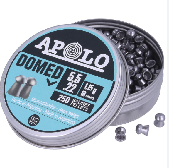 رصاص ابولو Domed عيار 5.5 وزن 18 قرين