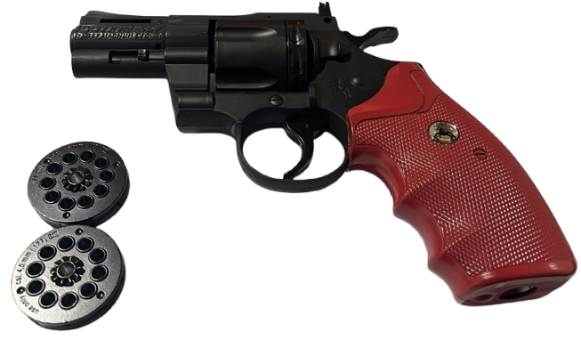  مسدس كولت 3محاله خرز ورصاصAir Pistol Co2 Colt Python 2.5" 4.5 