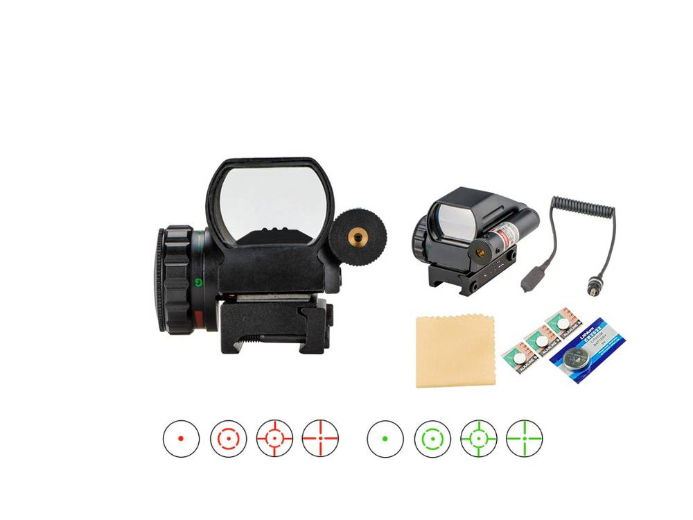 ليزر رد دوت Red Green Dot Riflex Sight 1x22x33
