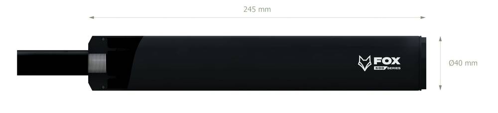 كاتم فوكس 600-12 عيار 6.35  ON BARREL 1/2 UNF 