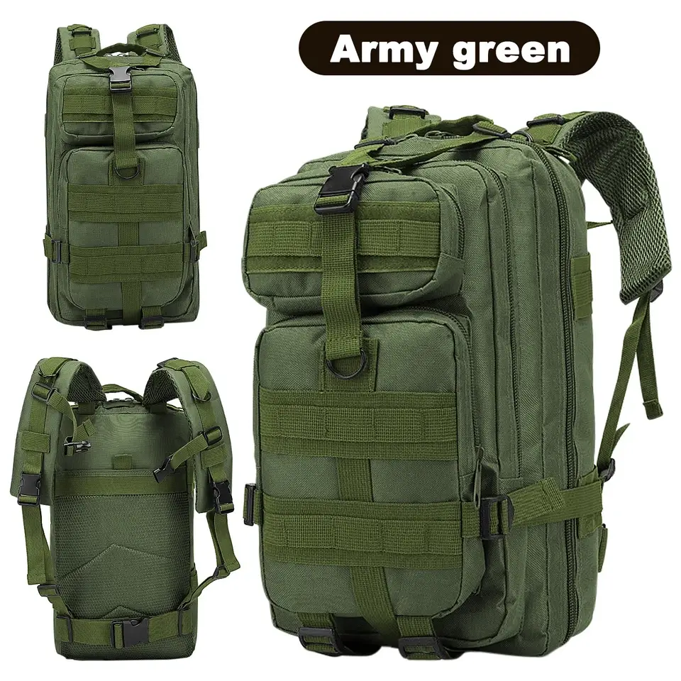 حقيبة ظهر 5 جيوب اللون اخضر green 45*25*23cm 