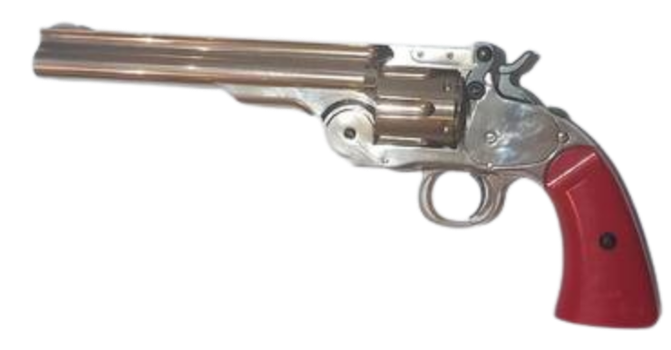 مسدس شوفيلد Revolver Schofield 6" 4.5 Pellt Silver 19794 