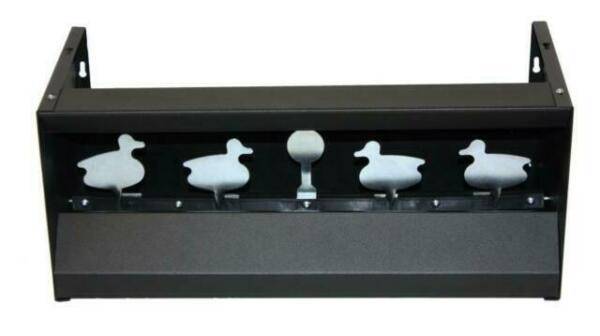 هدف رماية صندوق اسود مع 4 بطة Target Duck Airgun pellet Catcher STB01H