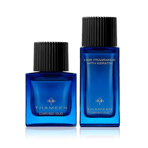 عطر ثمين مجموعة كارفد عود (أو دو برفيوم 50 مل + معطر للشعر 50 مل)