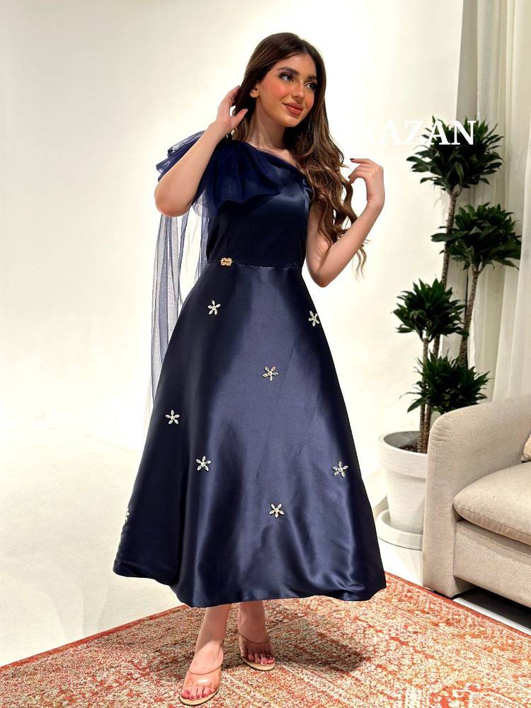 فستان روفان كحلي سهره