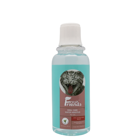 فريش فريندز مياه للعناية بالأسنان بنكهة الشاي الأخضر للقطط 330غ