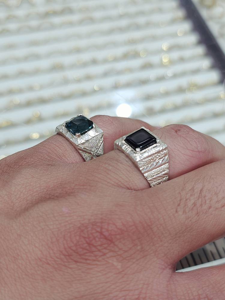 خاتم فضه 925