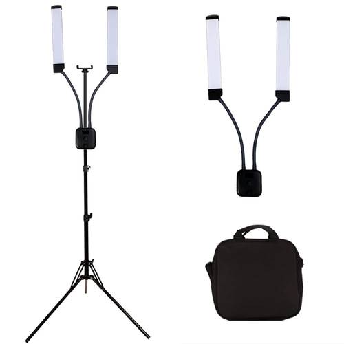 Black stand light ring lite with remote control