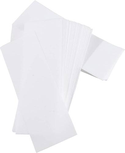 DISPOSABLE WAX PAPER STRIP 25 CM 100 PCS