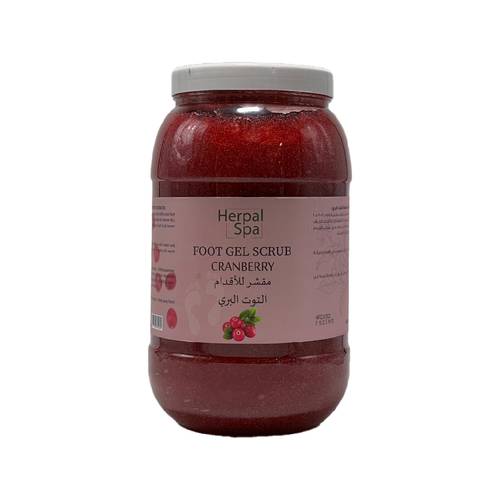 Herbal spa raspberry scrub for feet