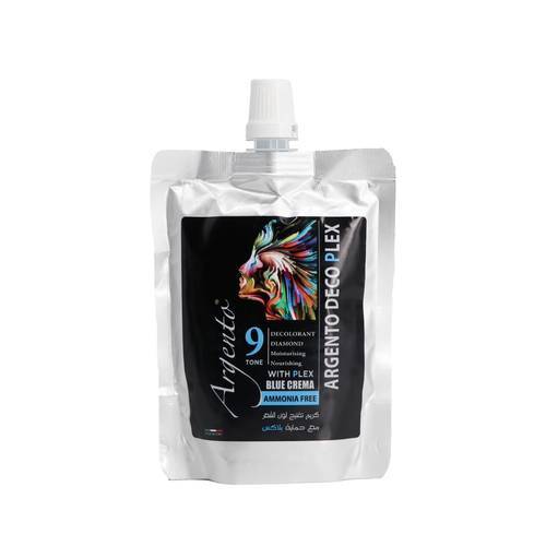Hair lightening cream blue