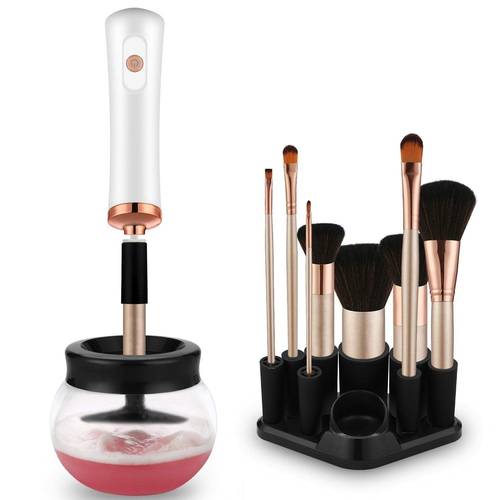 Make-up brush cleaning device