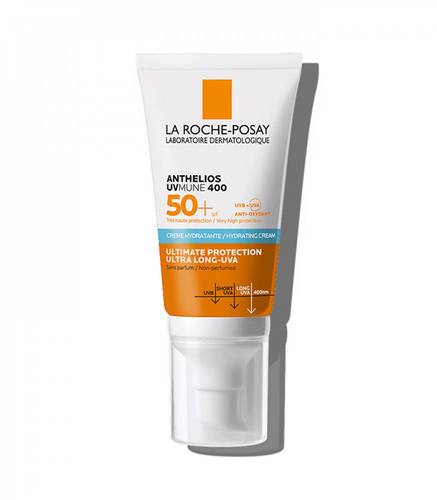 كريم واقي الشمس المرطب أنثيليوس يوفي ميون 400 SPF50+ من لاروش بوزيه 50مل