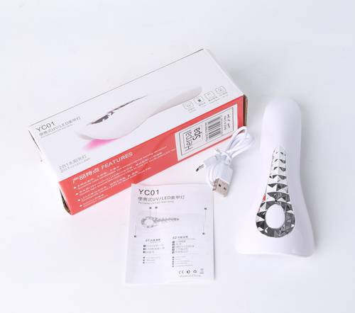 Nail polish dryer for hands, UPS port