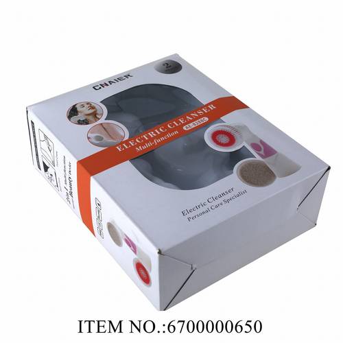 Double-headed facial brush
