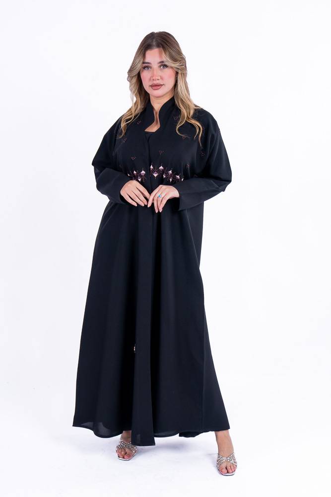 عباية عادية بقماش ميني مت