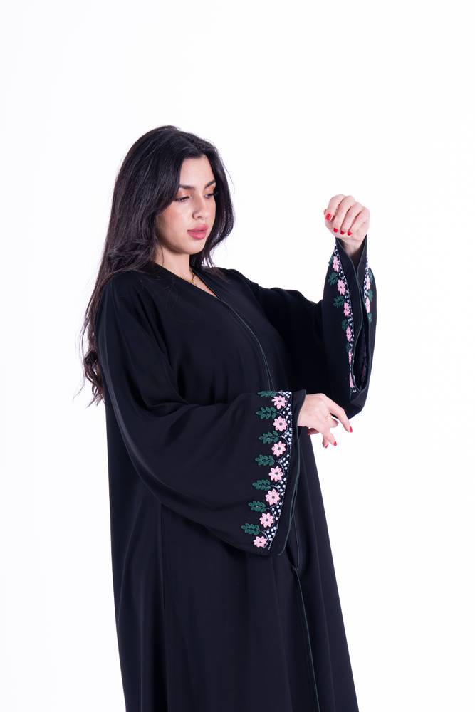 عباية عادية قماش كريب ملكي 