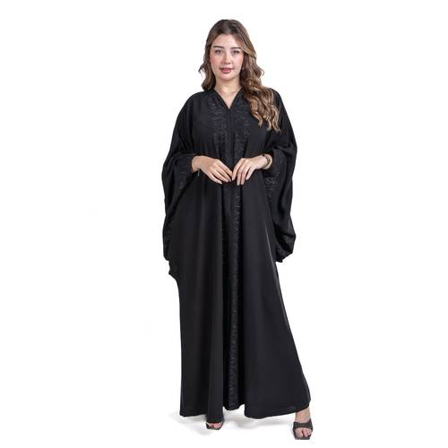 عباية فراشة بقماش كريب ملكي فاخر