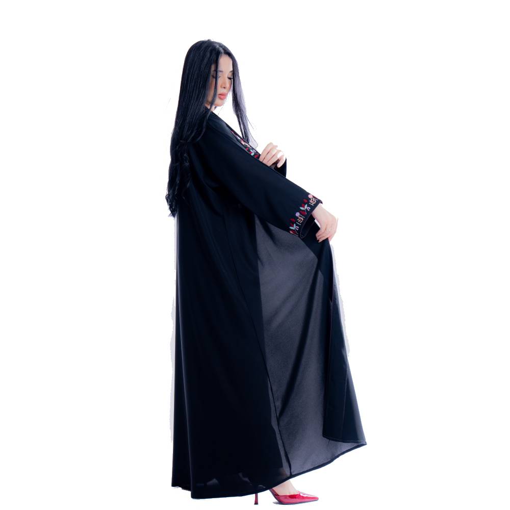 عباية بقماش كريب إنترنت
