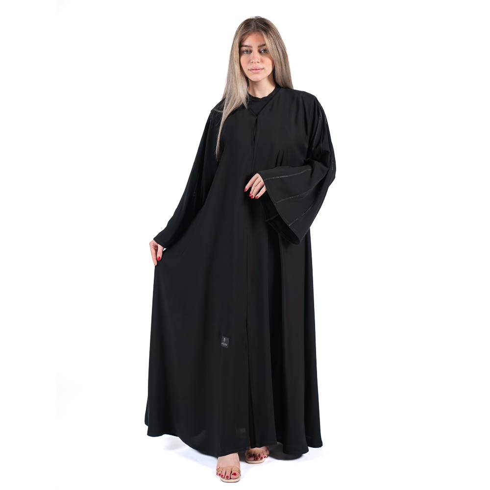 عباية نص كلوش بقماش نواعم الفاخر