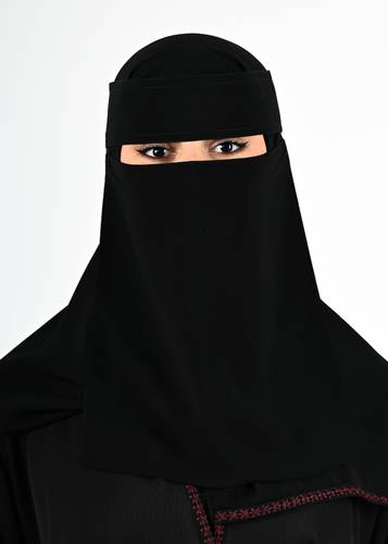 نقاب برايفت طويل مع خط مايل