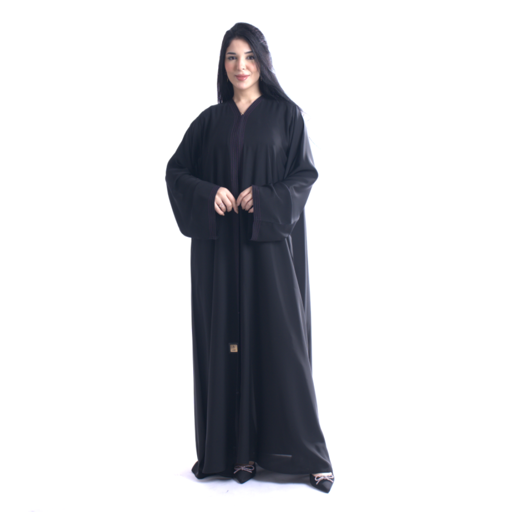 عباية سادة من قماش إنترنت