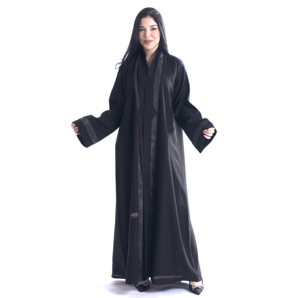عباية قماش إنترنت بتصميم جاكار مشجر