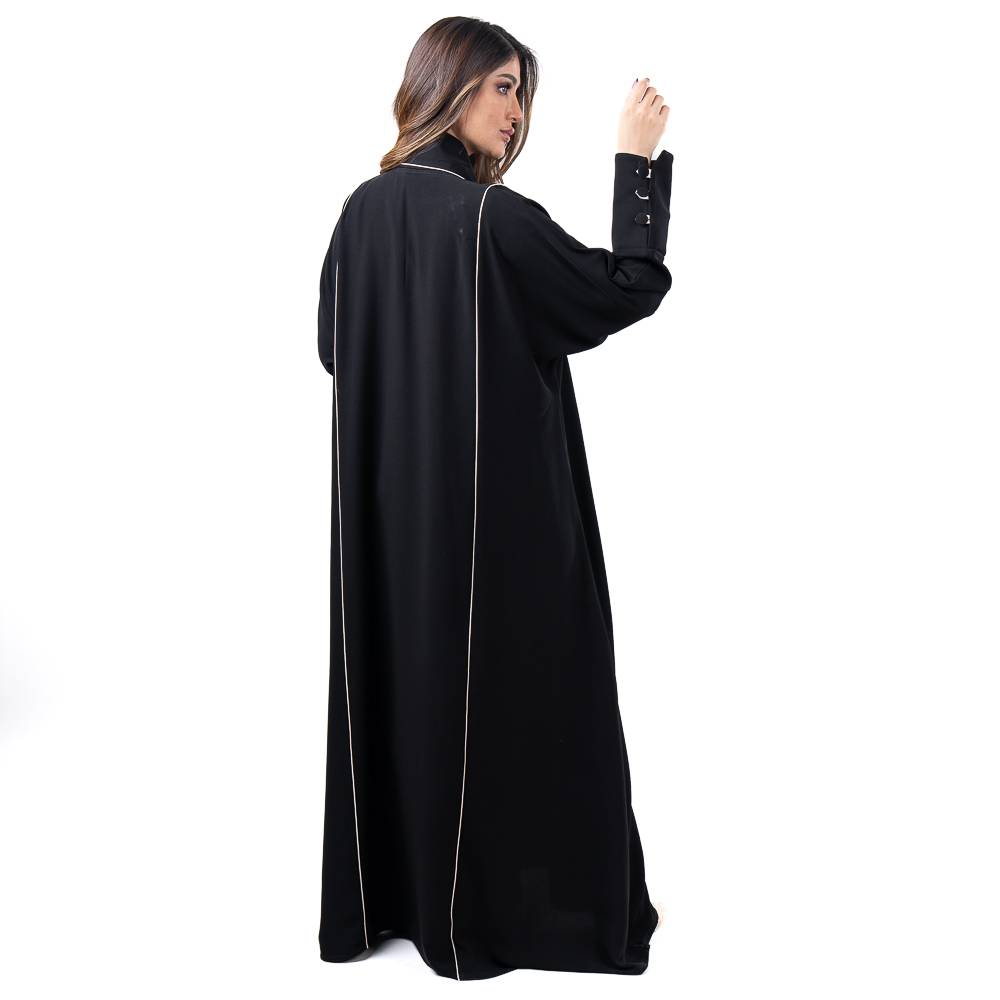 عباية سادة بقماش ملكي فاخر