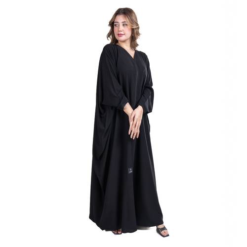 عباية فراشة بقماش كريب ملكي