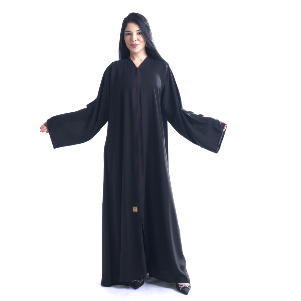 عباية سادة من قماش إنترنت