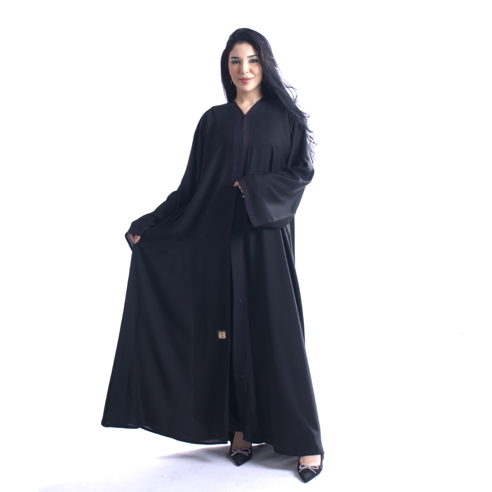 عباية سادة من قماش إنترنت