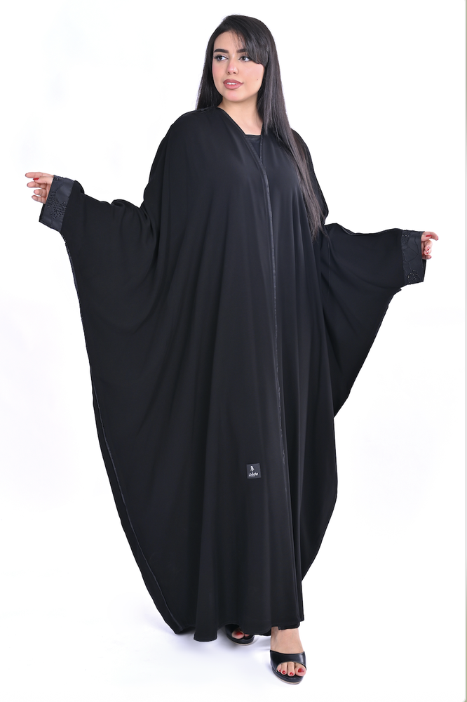 عباية بشت قماش كريب ملكي فاخر