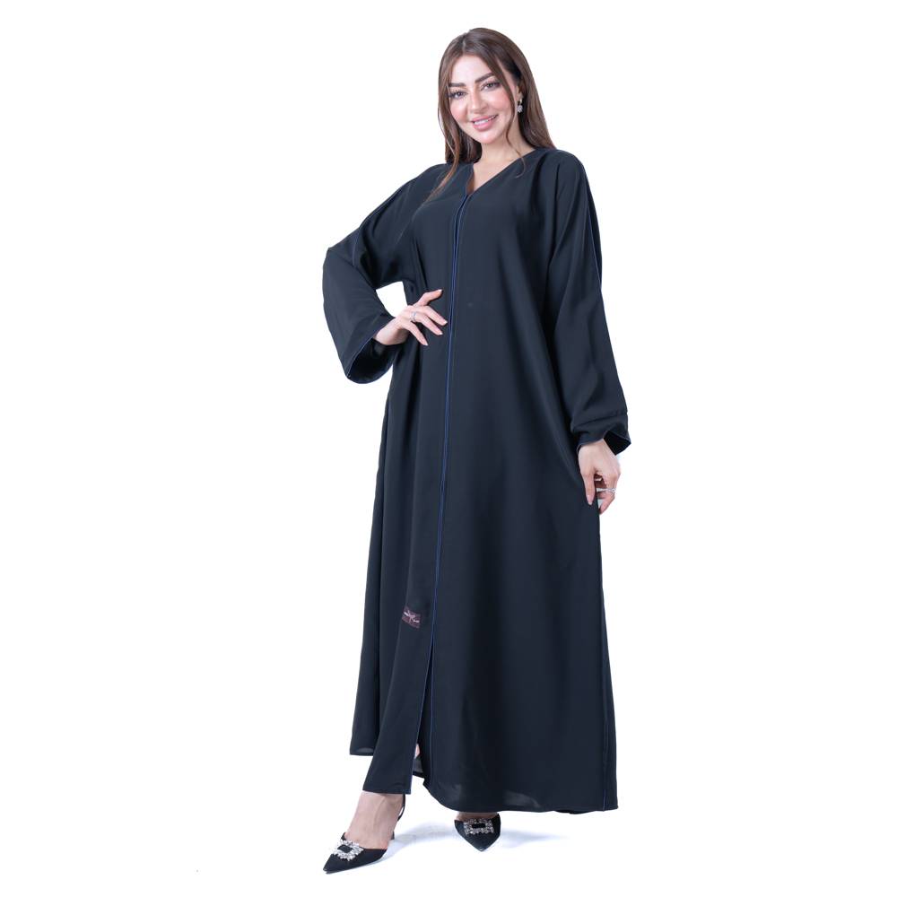 عباية سادة بقماش نواعم الفاخر