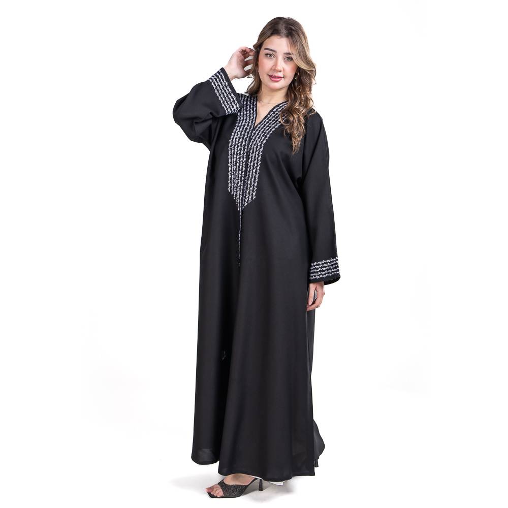 عباية بشت بقماش كريب برايفت الفاخر